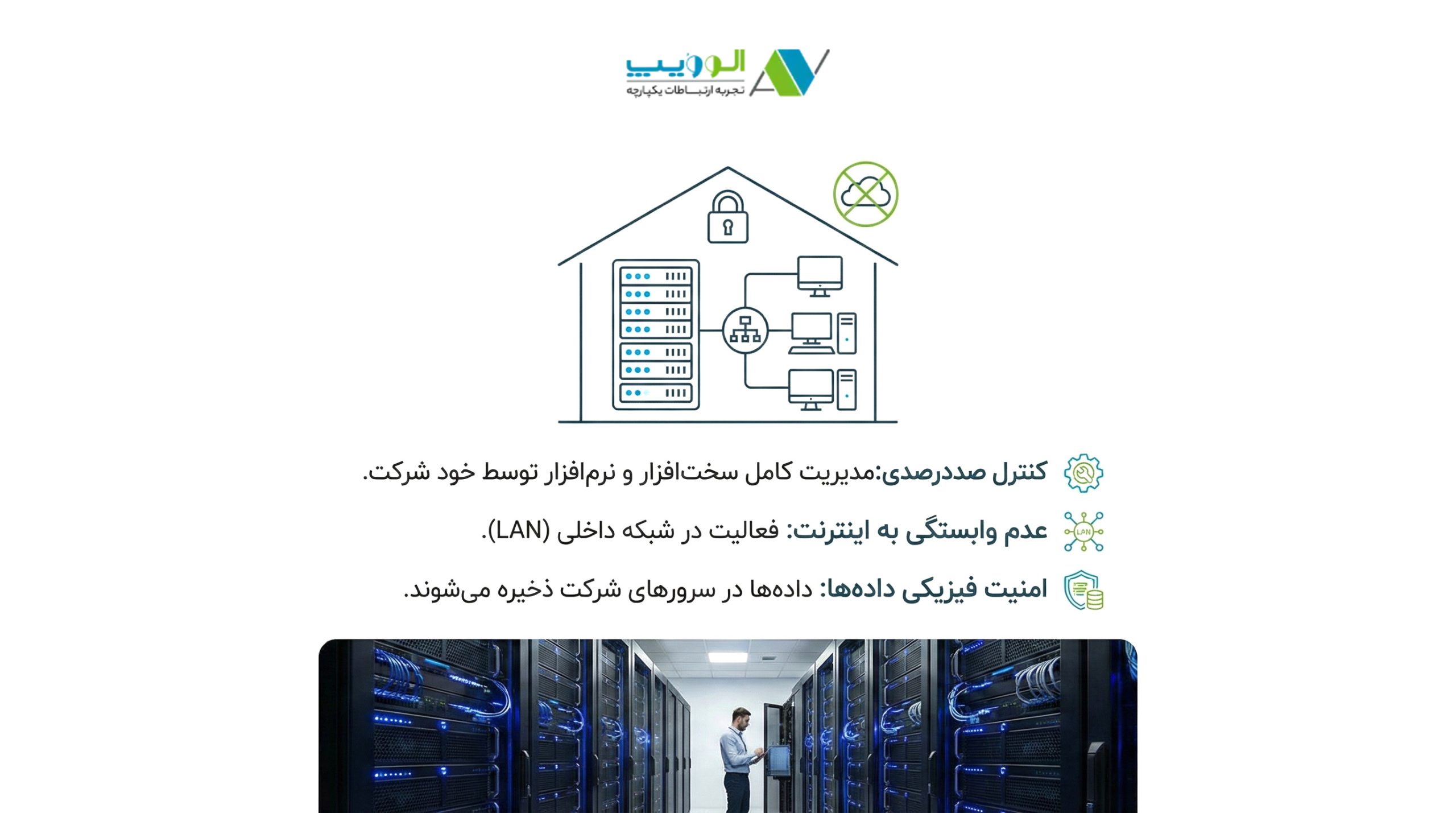 نرم‌افزار مرکز تماس On Premises (مستقر در محل) چیست؟