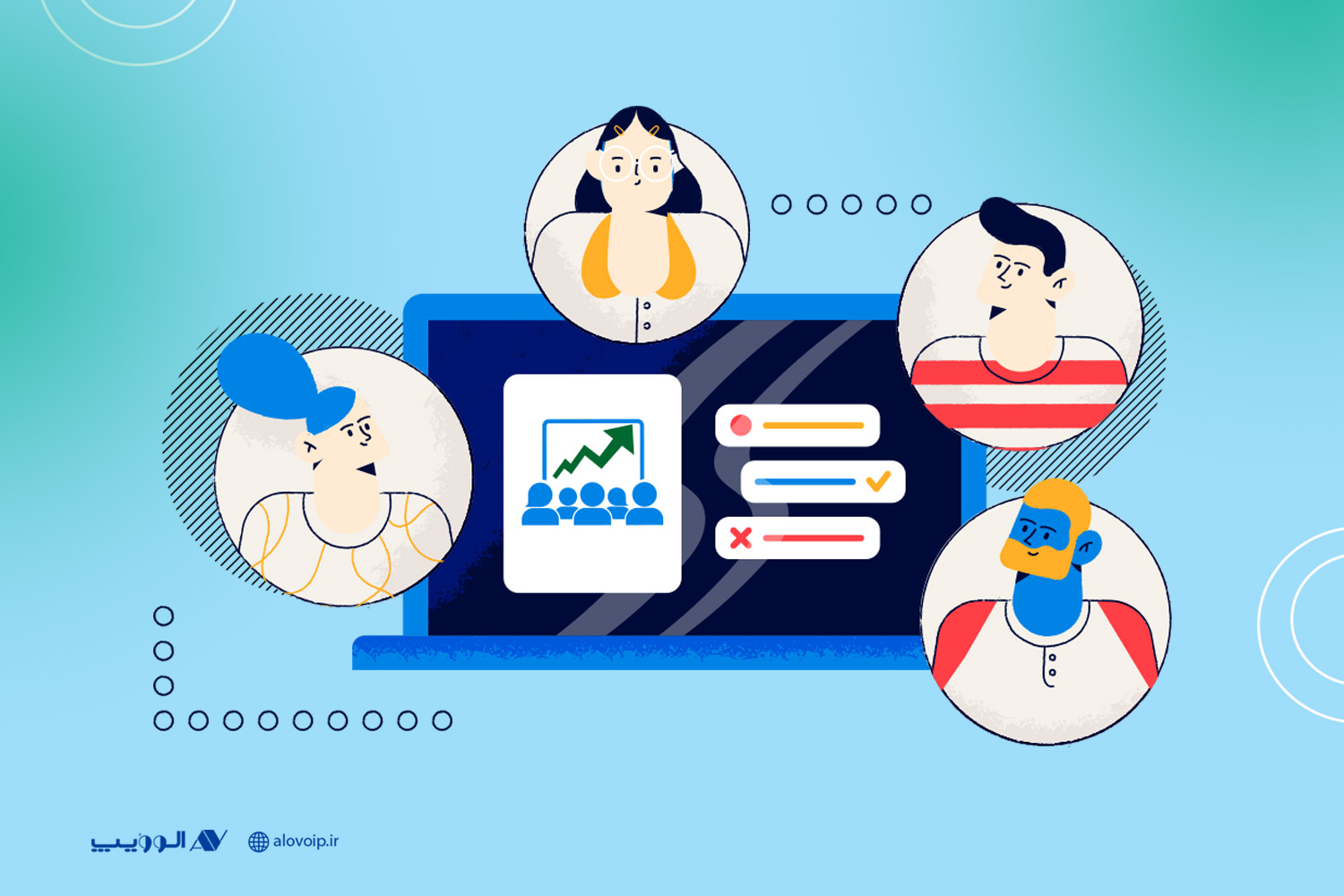 افزایش مشارکت کارکنان با تحلیل مکالمات در مرکز تماس